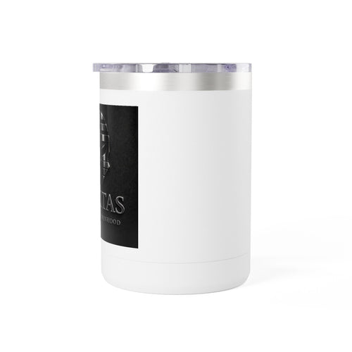 15oz Coffee Tumbler Mug with Gothic Crest Design — Insulated Travel Cup